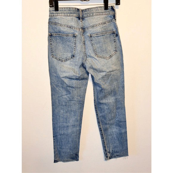 Anthropologie Pilcro Women's 25 Straight Leg Blue Jeans Stretch Relaxed - Picture 2 of 9